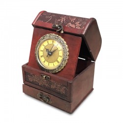 Reloj de madera plegable