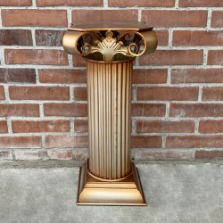 Pedestal Antique Gold