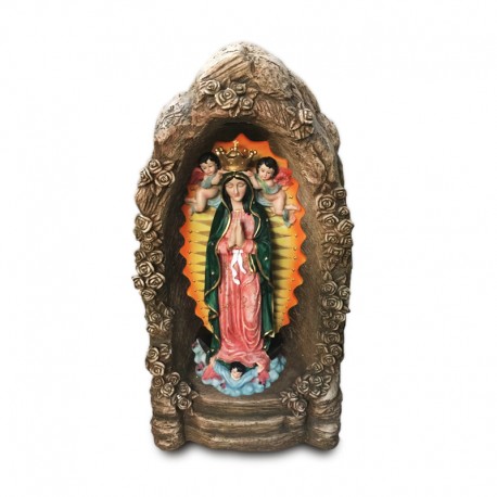 Virgen de Guadalupe en gruta