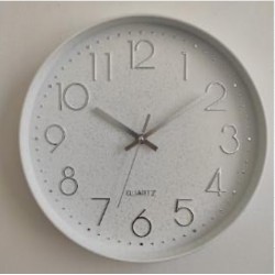 Reloj Blanco Moderno