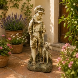 Figura Niño Con Perro