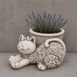 Gato Con Maceta